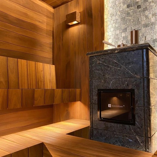 Строительство русской бани с дровяной печью Easysteam